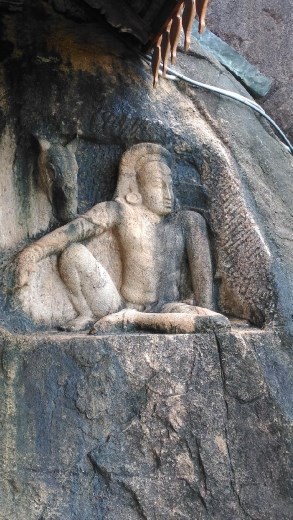 Isurumuniya temple carving