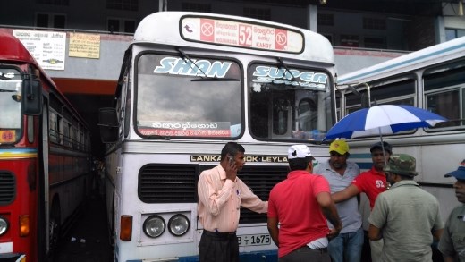 Bus from Kandy to Dambulla. Expect Theroux high jinks