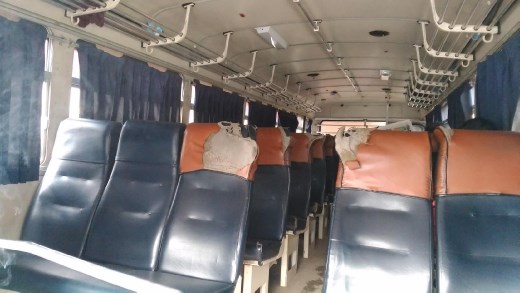 Bus from Kandy to Dambulla. Expect Theroux high jinks