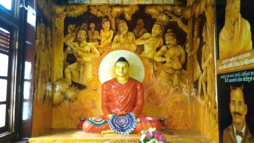 Scene from Nagadeepa Rajamaha Vihara