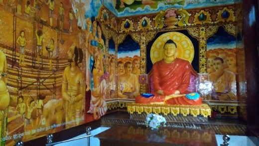 Scene from Nagadeepa Rajamaha Vihara