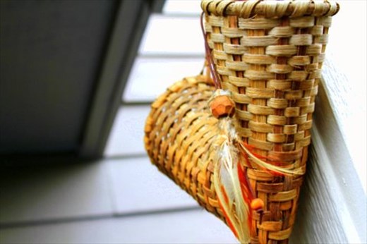 Hand woven basket that was given to my family as a gift. 