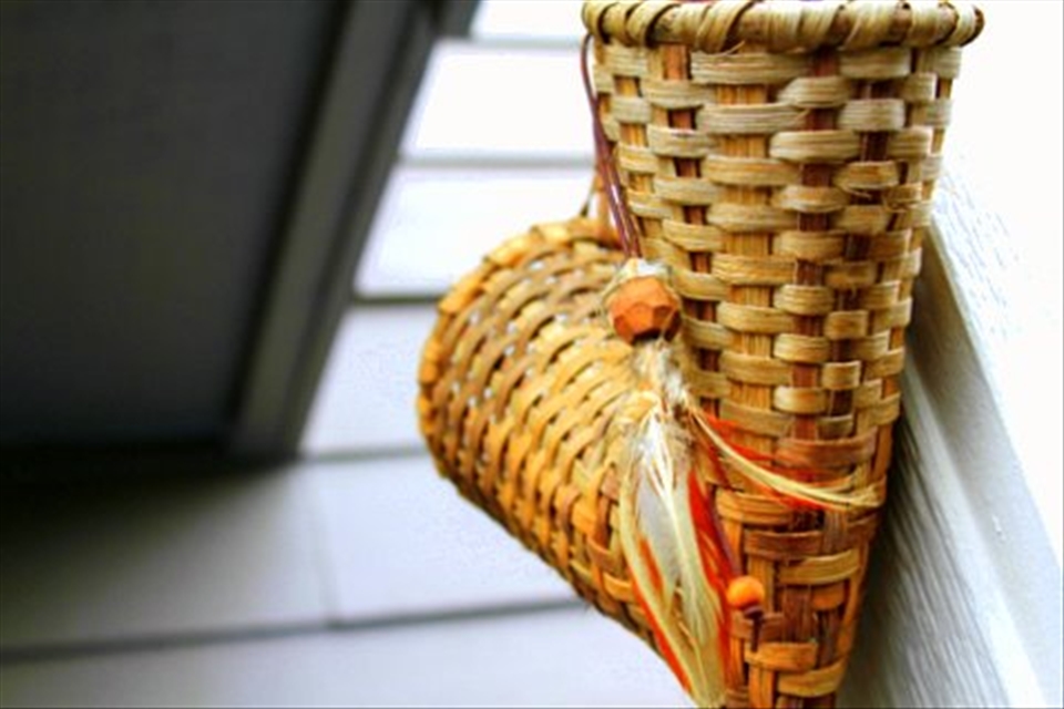 Hand woven basket that was given to my family as a gift. 
