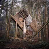 As I was walking around a forest I never visited before I found this old broken wooden house... I took a few shots then it started pooring rain which forced me to go home... A week later I decided to go back and shoot some more photos there...I arrived there and the house was gone. All I found was an empty space left. This might be the last image of the house.: by maellecollin, Views[194]
