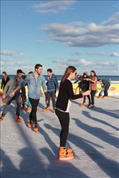 Every year an ice ring is set up on Bondi Beach  for the winter months. It is extremely popular with locals, many of whom have never experiences snowy and cold winter: by magda, Views[400]