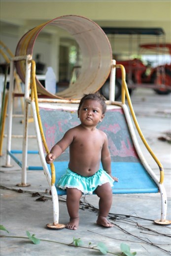 The sad eyes of a Ban Lion girl