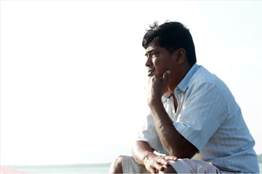 Staring at the sea...