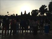 Sunrise at Angkor Wat Temple. People from five continents are there just for one reason to see World Heritage Site. : by magicalworld, Views[272]