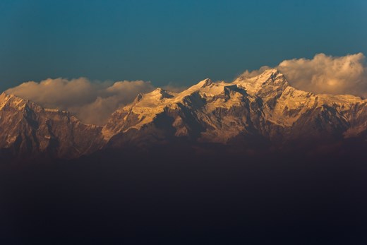 A view of The Annapurna's range