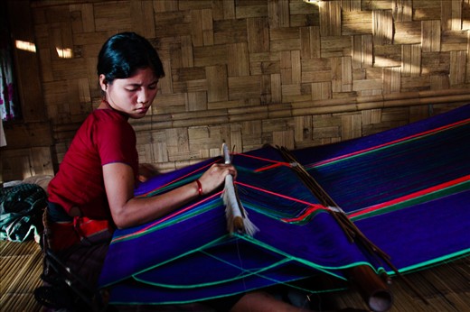 Own Technology:
The major two occupations of them are shifting cultivation and handloom. Mostly, women of every family produce as per their own demand of food and cloth and also the surplus are sold to the outer market  through their Headman. 
