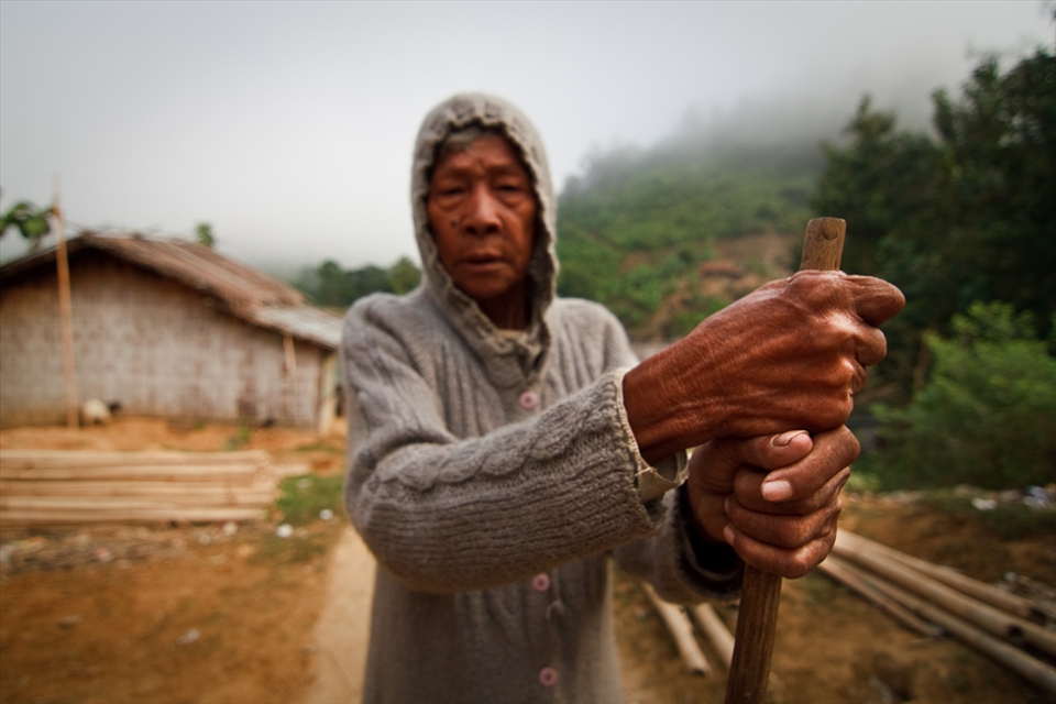 The Headman:
In these aboriginal social systems the bowmang king (presently ornamental) selects an elderly man from each hilly village, only who is authorized to communicate and exchange with outer world. He is also responsible person to protect that community. 
