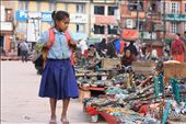 A girl looking at the street stalls in the area near Basantapur : by mainalisagar, Views[478]