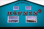 A colourful restaurant in Reykjavik harbour reflecting the Mt Esja: by maitrayee, Views[511]