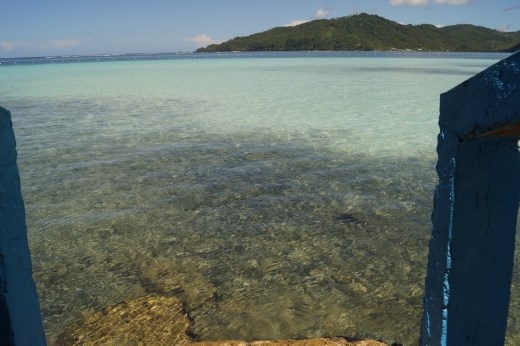 Crystal clear waters near Matau Utu
