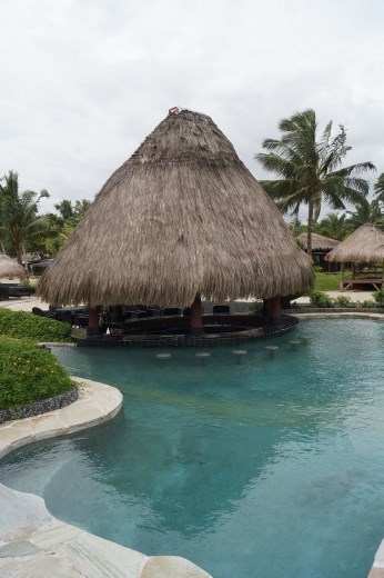 Bar in Pool at Coconut Beach Resort, Upolo