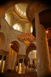 Inside the White Mosque in Abu Dhabi: by malas, Views[142]