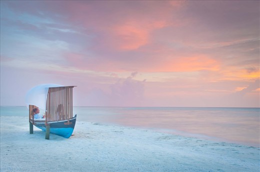 Tourism accounts for 28% of the Maldives GDP. People from all around the world flock to the pristine islands for views like this.