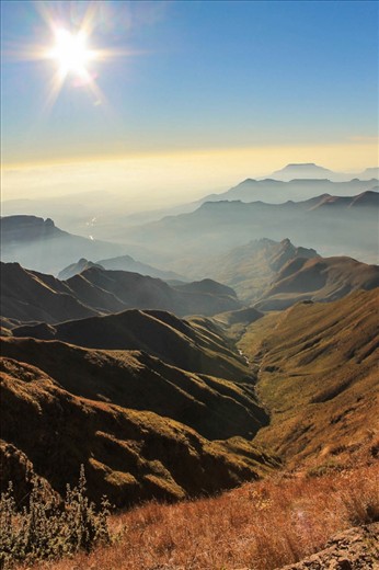 Eye-pleasing view of the Sentinel Peak on a clear day at sunrise.
