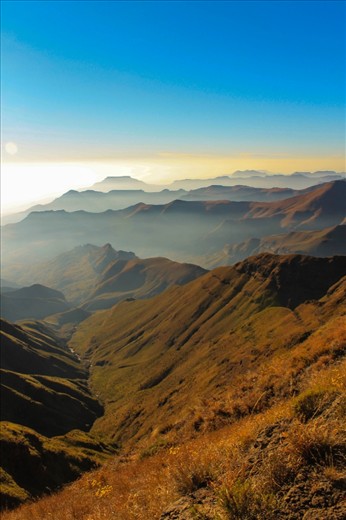 Eye pleasing beauty of the Sentinel Peak on a clear day at sunrise.
