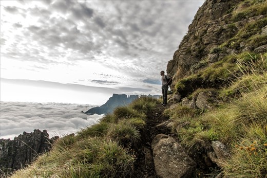 Sentinel Peak when weather suddenly changes in the middle of a shoot!