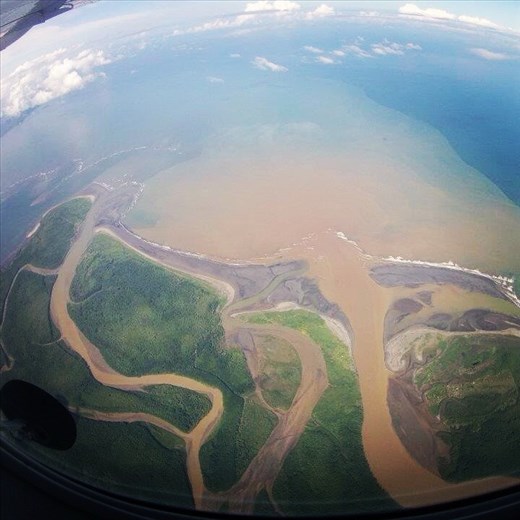 Traveling in Central America, I found a country that took my breath away. With over 25% of its territory protected in conservation areas and national parks, the Costa Rican territory is a lively place and biodiversity. Taking a small plane to the southwest of this Central American country from the capital city San José, in the search for the wild life on the Osa Peninsula, I found in my way with the Térraba & Sierpe mangrove forest, the biggest of the whole region, an impressive sight of his rivers of fresh water terminating in the Pacific Ocean , mangrove containing a large number of species, such a surreal landscape and an unforgettable experience for my eyes.