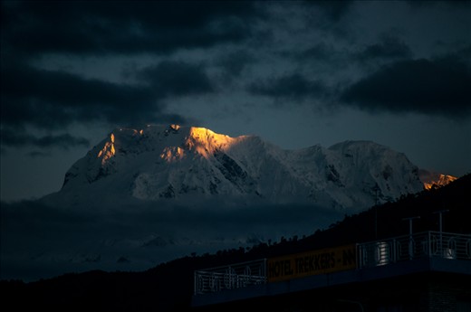 A view of Himalayas from Pokara. Pokara serves as a trekking base for the adventurous tourists. Watching the sunrise over here changed my perception towards life. It was the first time i realized how many days we spent in vein in running for money or a job in our life. despite all the  sufferings we go through life for monetary success, Life remains something different and unchanged somewhere with its all beauty. After this experience, i decided to quit my job of ten years corporate life to have more moments like these.  