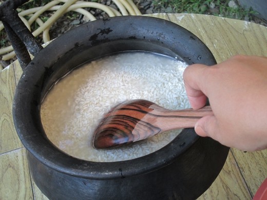 pre-cooked glutinous rice