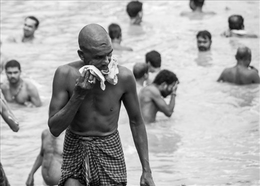 Aseo en Mercado de las Flores, Kolkata