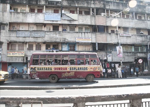 Autobuses de Calcuta.