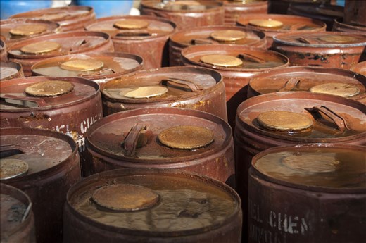 Barriles como patrón. Kolkata