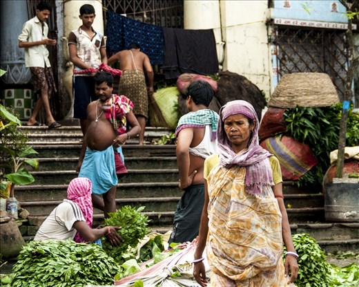 Trastienda de Mercado de las Flores, Kolkata