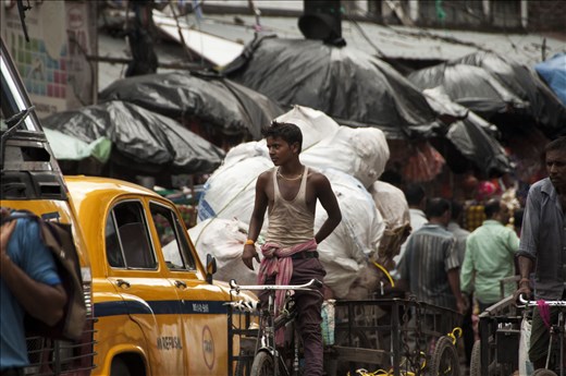 Transporte en Calcuta.