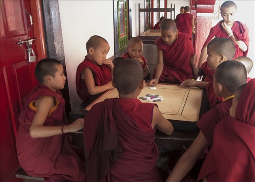Carrom board. Rumtek