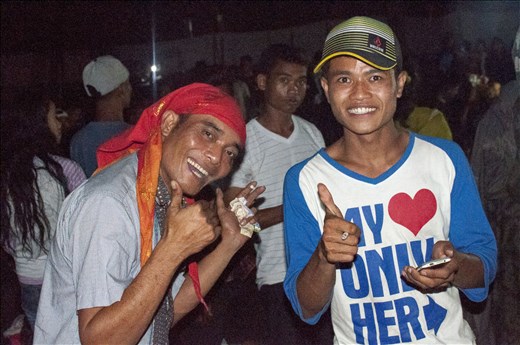 Giorgio and son. Senaru. Lombok.