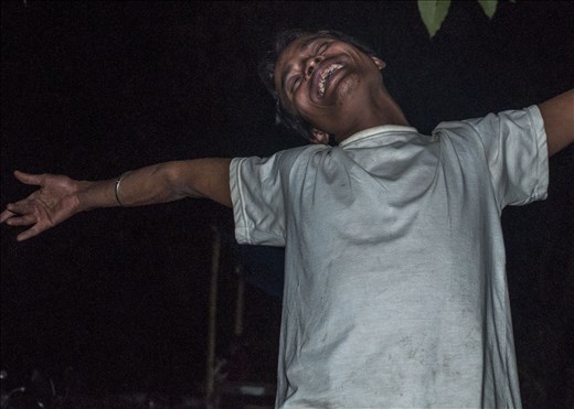 Felicidad en Senaru. Lombok.