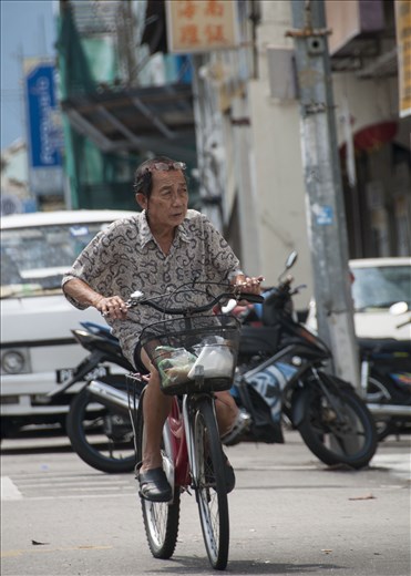 Cogiendo velocidad. Georgetown. Malasia