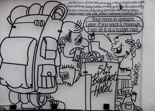 Comic en Georgetown. Malasia