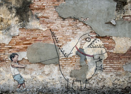 Street Art. Georgetown. Malasia.