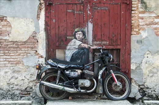 Street Art. Georgetown. Malasia.