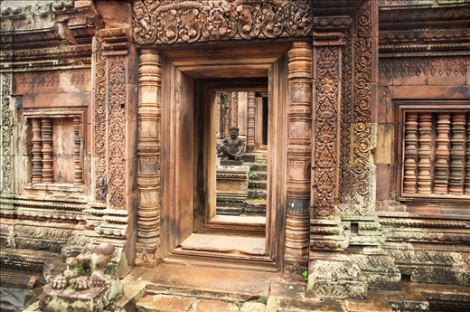 Templo Rosa. Siem Reap. Camboya.