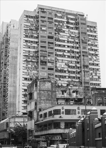 El daño visual del aire acondicionado.