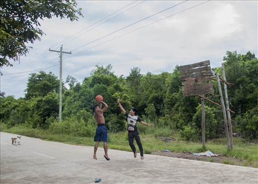 Profesionales del road-basket. Puerto Princesa.