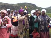IDP Camp women dancing and singing after we gave them some food parcels: by marciechiwi, Views[322]