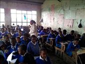 Mlolongo Primary School, year 7 (11-12 year olds). English class. About 65 students!!: by marciechiwi, Views[970]