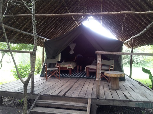 Our safari accommodation at the Masai Mara. So cool!