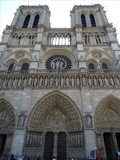The gothic Notre Dame