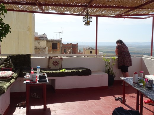 View of Rose from her guesthouse - Dar Zarhoune