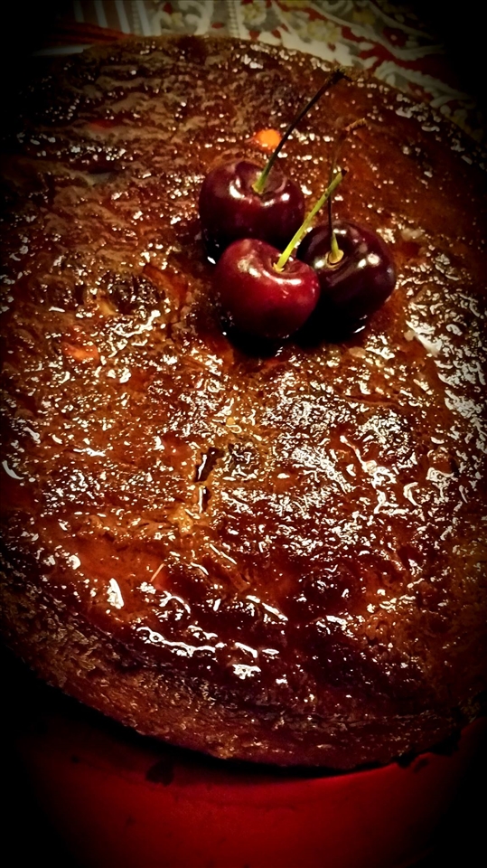 Christmas bread pudding