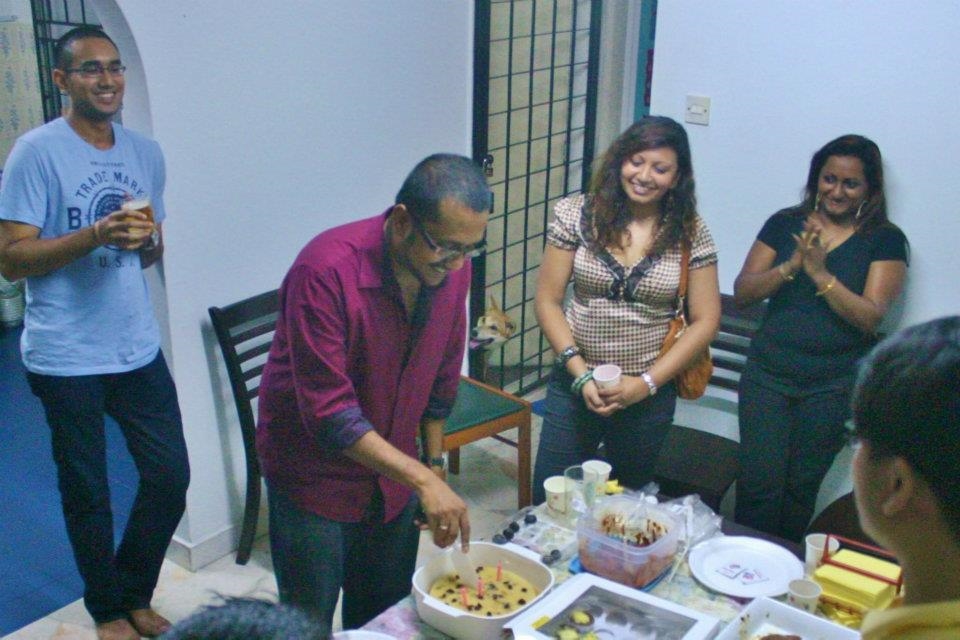 The pudding my wife baked for my 30th birthday