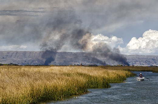 Lago Titicaca, Perú.